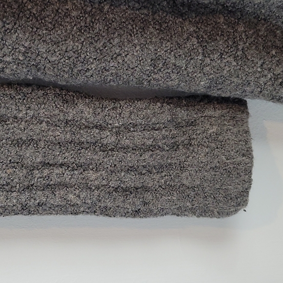 Abercrombie & Fitch gray open front  drape neck cardigan Sweater Size Small - Picture 5 of 5